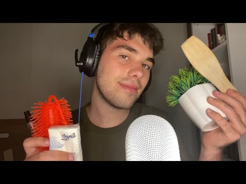 ASMR TE HAGO DORMIR CON 5 OBJETOS