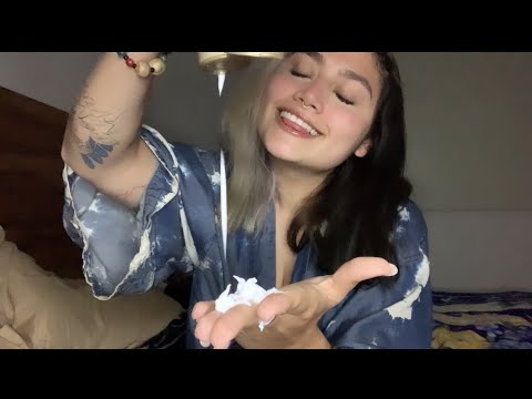 Sonidos de crema-María ASMR