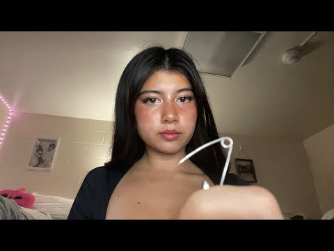 Getting a shady dorm room stick n poke (ASMR RP, personal attention, whispered)