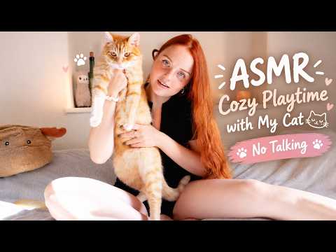 ASMR Cozy Playtime with My Cat 🐈 | No Talking ⭐