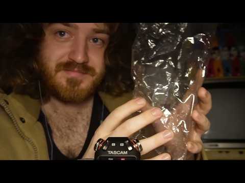 ASMR Voice Over Whisper Ramble with an assortment of tingly triggers | Crackle, Scratching, Visuals