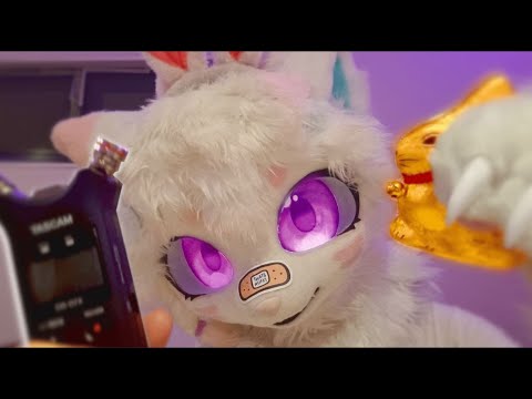 [FURRY ASMR] Bunny Tingles! (chomp chomp, chocolate, tapping)