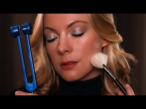 Eyes Closed Anticipatory ASMR for Sleep (Binaural Ear to Ear, Tuning Fork, Unintelligible Whisper)