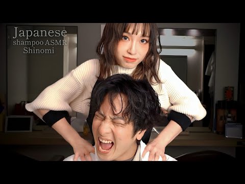 ASMR マッサージの達人💈シャンプー&ヘアカット&マッサージで癒します/shinomiまとめ/good sleep asmr massage