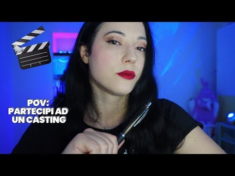 Sei a fare un provino per un film ma non va come vorresti ASMR ROLEPLAY ANTIPATICO