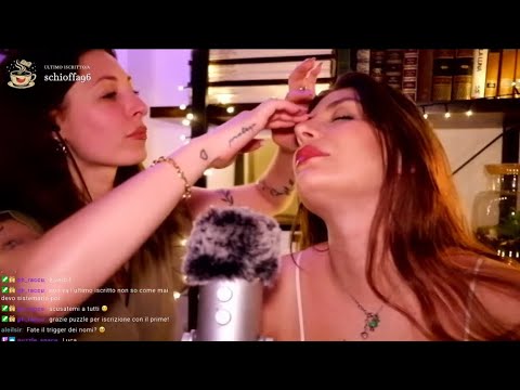 asmr live | whispering, grattini, hands movement 💫🌘✨