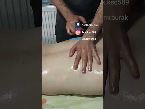 INCREDIBLY RELAXING TECHNICAL MASSAGE FOR BACK,WAIST #massage #satisfying #relaxing #asmr #shorts