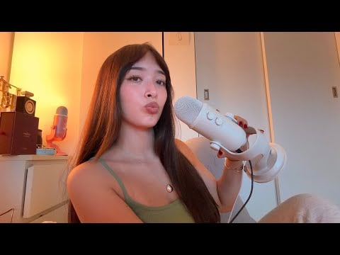 ASMR Close-Up Whisper Ramble With Gum Chewing 🩰