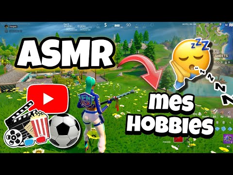 ASMR Français • Mes HOBBIES 😴💤(blabla et chuchotements relaxants et close up pour t’endormir ✨️)
