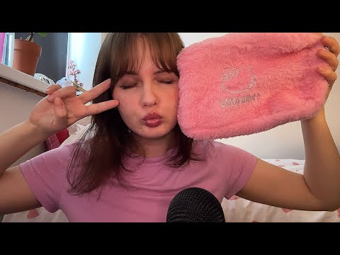 ASMR pink triggers + ramble 💝🩷