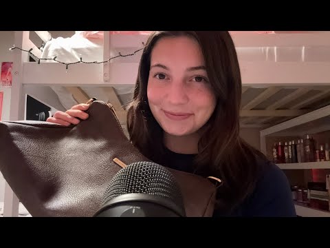 ASMR | what’s in my bag!✨
