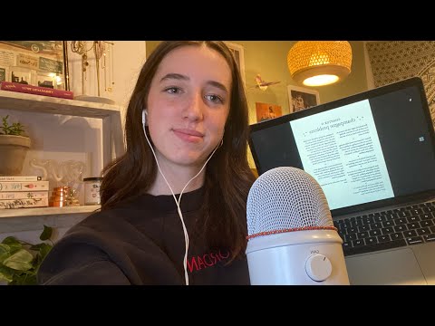 Asmr reading taylor swift lyrics