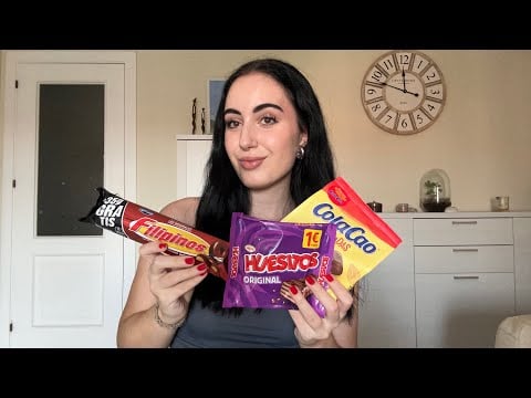 asmr ~ probando dulces/snacks españoles #asmr 
