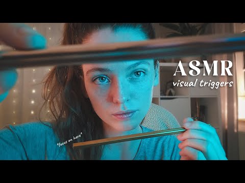 ASMR✧ Kopfkribbeln durch visuelle Trigger💫 (Fokus, Licht, Face Touching, etc.) [Deutsch/German]