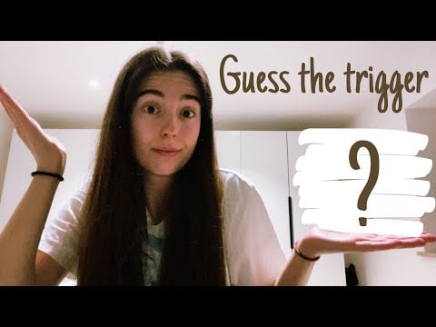 ASMR GUESS THE TRIGGER! (Can you guess what item makes the sound?) 