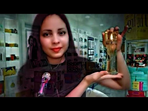 Asmr roleplay Perfumaria cosméticos