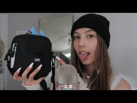 ASMR what's in my bag :) | emily asmr