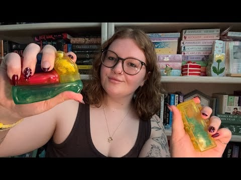 ASMR | intense jelly blocks 💠 clicky, crunchy, sticky sounds (high sensitivity)