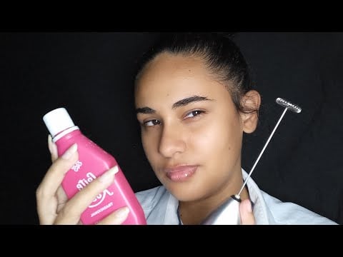 ASMR caseiro CLÍNICA CLANDESTINA limpeza de pele no seu rosto💦😌