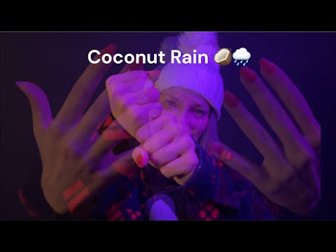 ASMR | 🥥🌧️ Coconut Rain in Different Languages 🌧️🥥