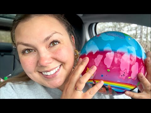 🌧️asmr in my car w/ a gentle rain🌧️