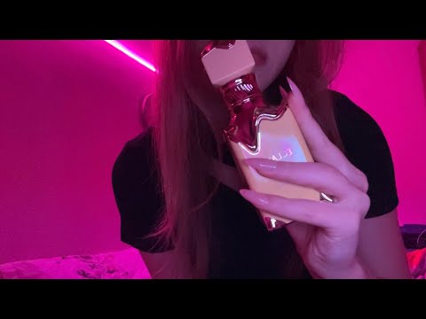 ASMR perfume review / tapping 