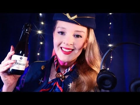 ASMR Soothing Flight Attendant Roleplay ✈️Soft Spoken Personal Attention