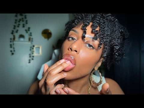 ASMR | Spit Painting Before Bed (Mouth Sounds Roleplay)