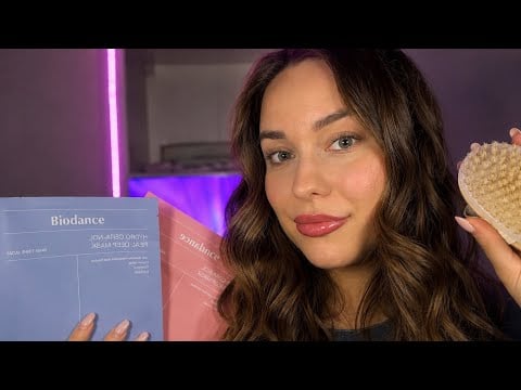 ASMR Skincare Routine Roleplay 🤍 Personal Attention & Layered Sounds