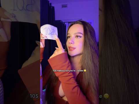 10$ makeup but you’re… broke 🥲 ASMR roleplay #asmr #asmrsounds #asmrvideo #sleep #tingles