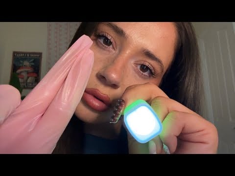 ASMR - Fast Doctor Checkup ( ears, nose, mouth, scalp, eyes)