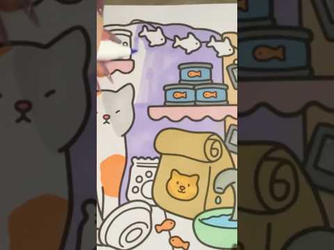 More Coloring ASMR ♡ #asmr #relax #coloring #asmrtriggers #relaxing