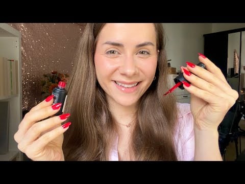 ASMR ✨meine Nägel machen (quatschen, feilen & lackieren)