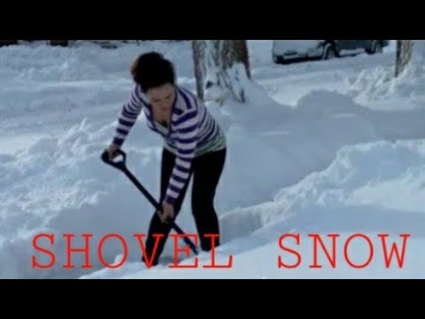 SHOVELING THICK SNOW IN COLORADO:Igorota Life in America Denver Colorado 🇺🇸