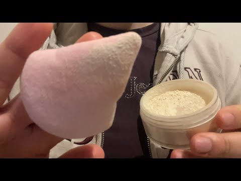 ASMR makeup application 💆‍♀️ lofi sounds, personal attention, visual tingles - no talking 