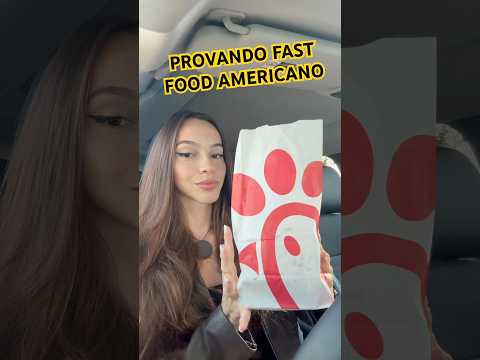 ASMR - PROVANDO O FAMOSO (CHICK-FIL-A) DOS ESTADOS UNDIOS 🐓🇺🇸 #asmrvideo #asmrfood