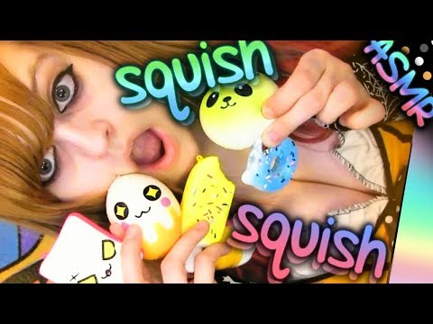 ASMR SQUiSH SQUiSH BiSH 👏 KAWAii ♡ Crinkle Tingles, Kawaii Food, Fruit, Plastic, Squishy, Cute ♡