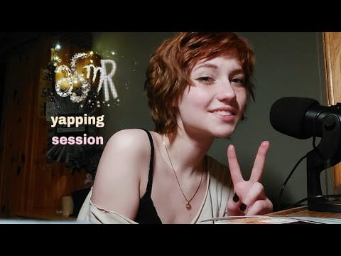 ASMR talking (new mic, showing new years gifts) 🦊🌱