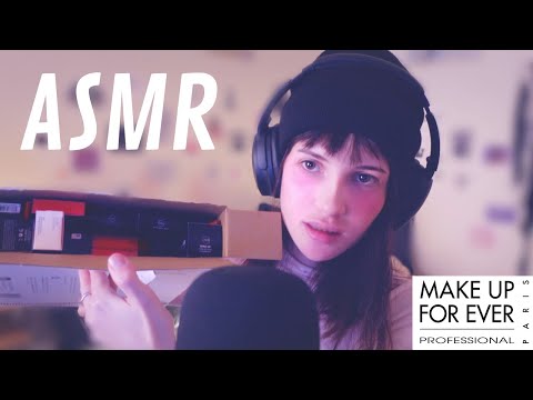 ASMR FRANÇAIS | 🎁 j'ouvre avec toi mon premier colis envoyé par MAKEUPFOREVER - Unboxing maquillage