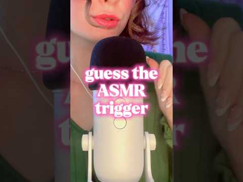 can you guess the #asmr trigger??