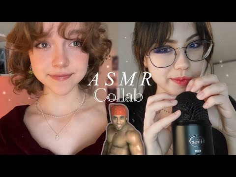 АСМР ЗВУКИ РТА со СКРЕТЧИНГОМ микрофона ♡ коллаб #asmr #асмр