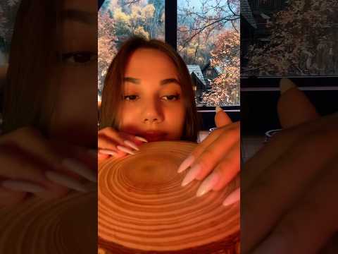 ASMR Wood tapping 🪵 💅🏻 #asmr #fyp #keşfet #fypシ゚ #asmrsounds