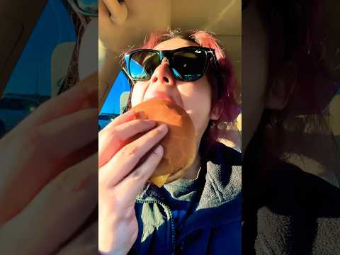 BURGER ASMR | steak and shake cheeseburger eating sounds