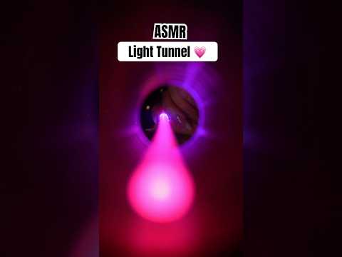 ASMR Echo Mouth sounds 😴Light Tunnel asmr 💆