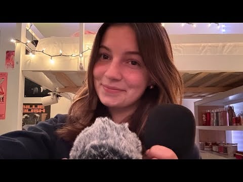 ASMR | mic scratching with foam & fluffy cover (no talking)✨