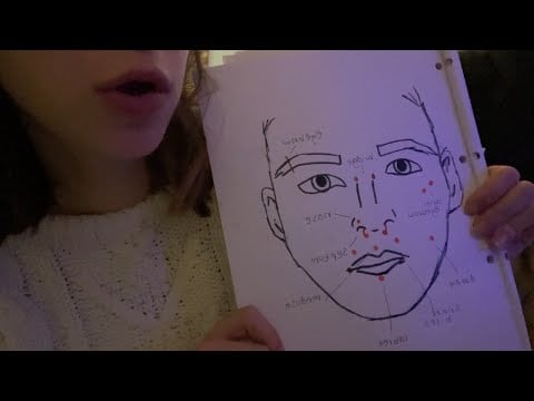 asmr giving you facial piercings (nose and eyebrow)