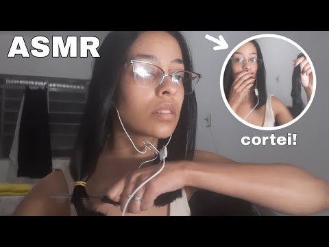 ASMR | CORTANDO MEU CABELO CURTO SOZINHA EM CASA ✂️