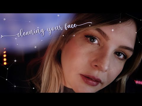 ✨🧼 Cleaning YOUR Face ASMR Soft Spoken Roleplay 🧼✨Personal Attention, Mic Brushing, Camera Brushing