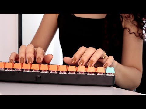 ASMR Teste de TDAH | 30 min de Questionário/Digitação no teclado mecânico 😴