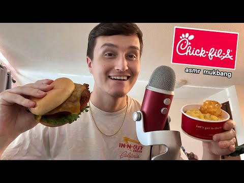 ASMR | Chick-Fil-A Mukbang🐔🍗 (eating sounds)